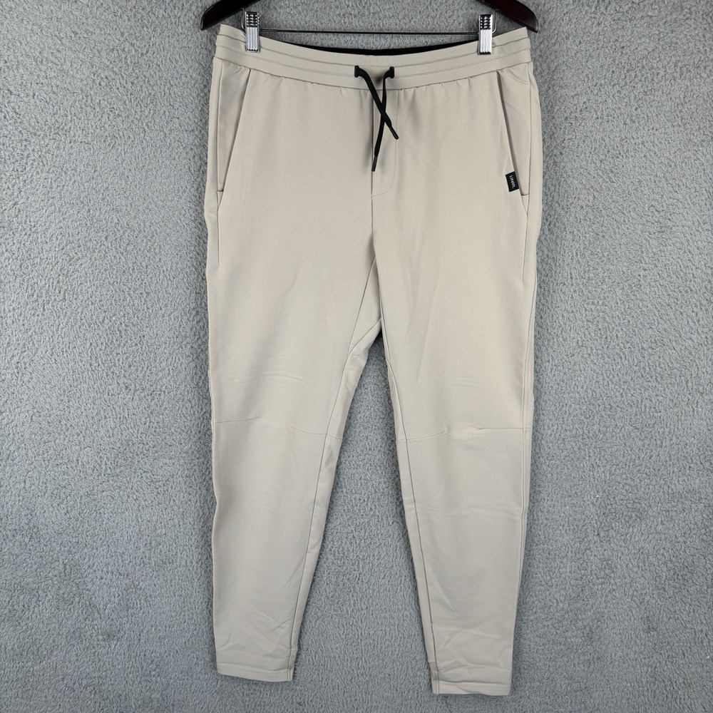 UNRL Barstool Sports Apex Pants Men Medium Beige Golf Performance Tapered Jogger